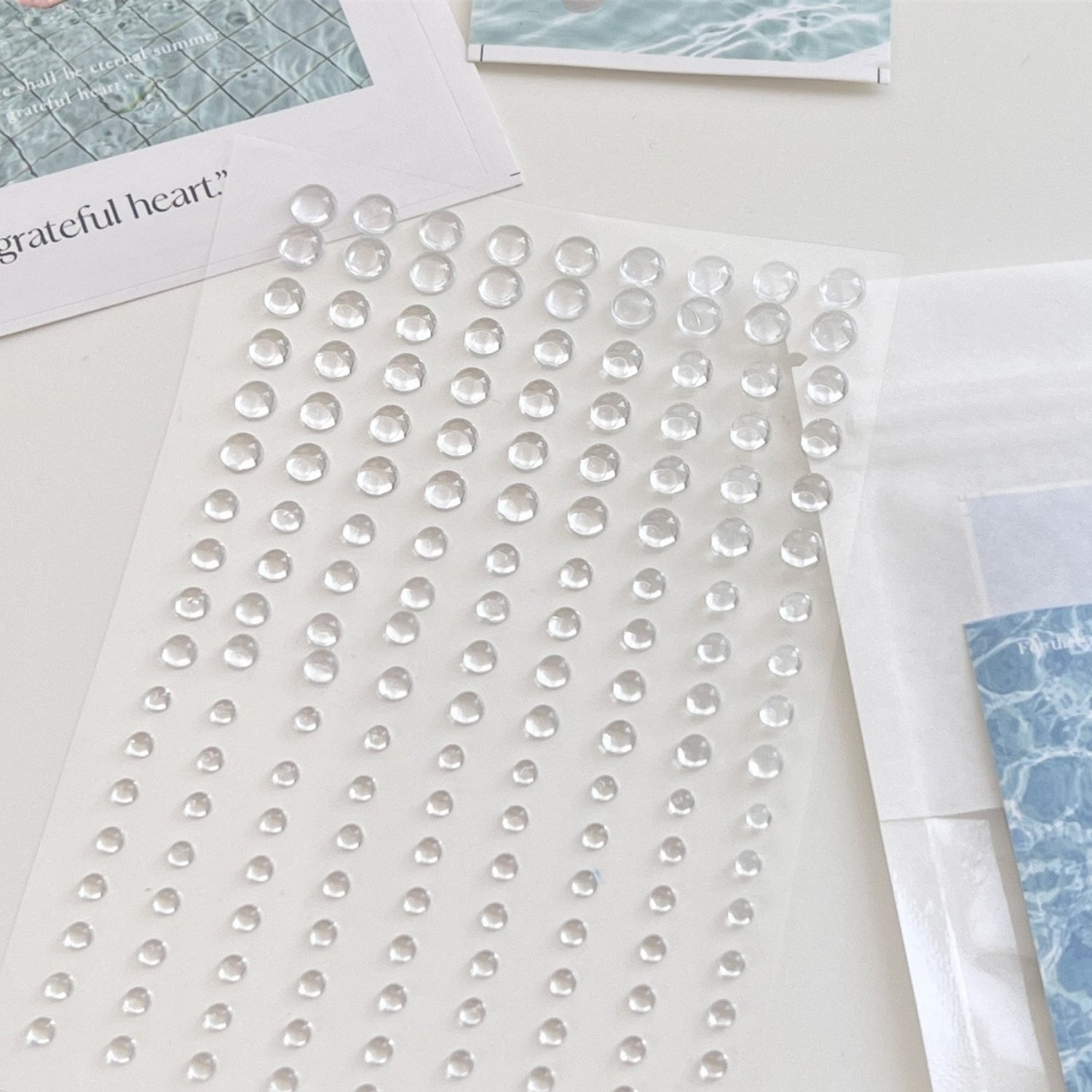 Simulated Transparent  Water Drop Sticker