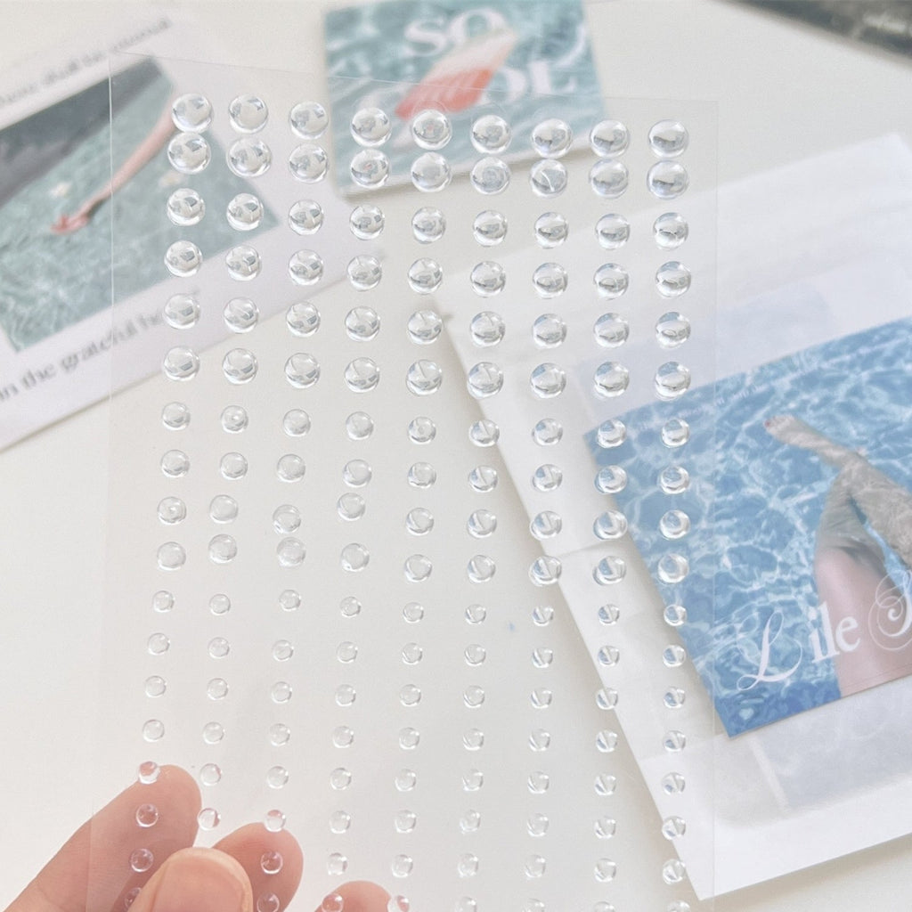 Simulated Transparent  Water Drop Sticker