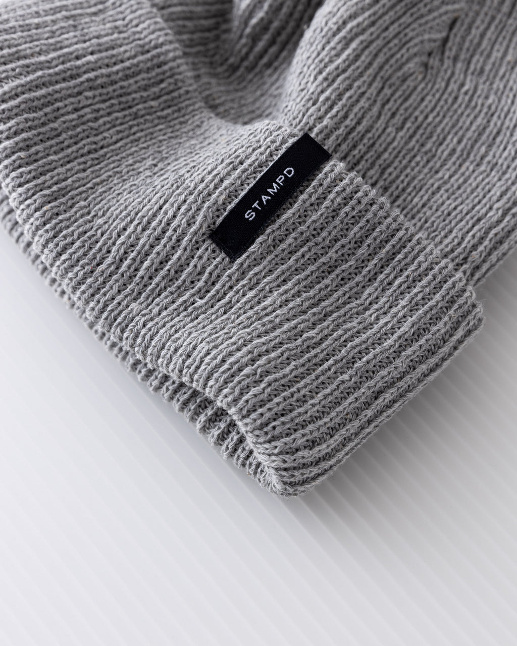 Brick Logo Ribbed Beanie