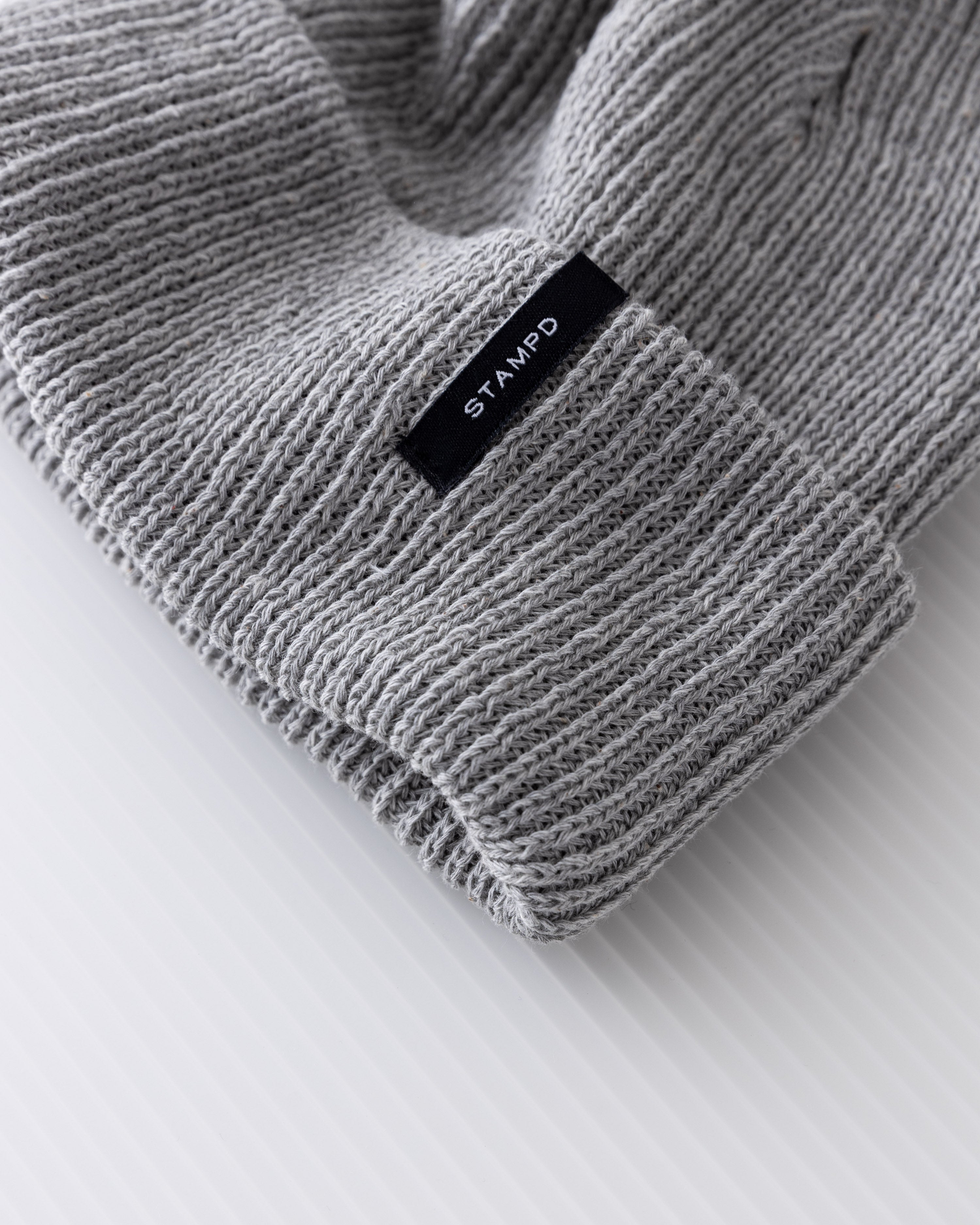 Brick Logo Ribbed Beanie