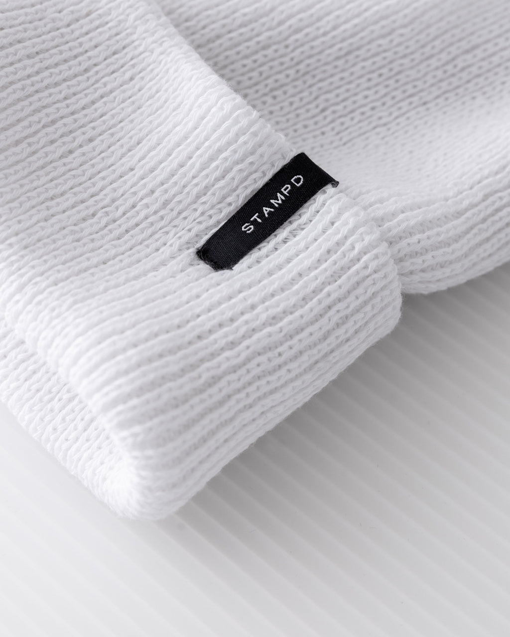 Brick Logo Ribbed Beanie