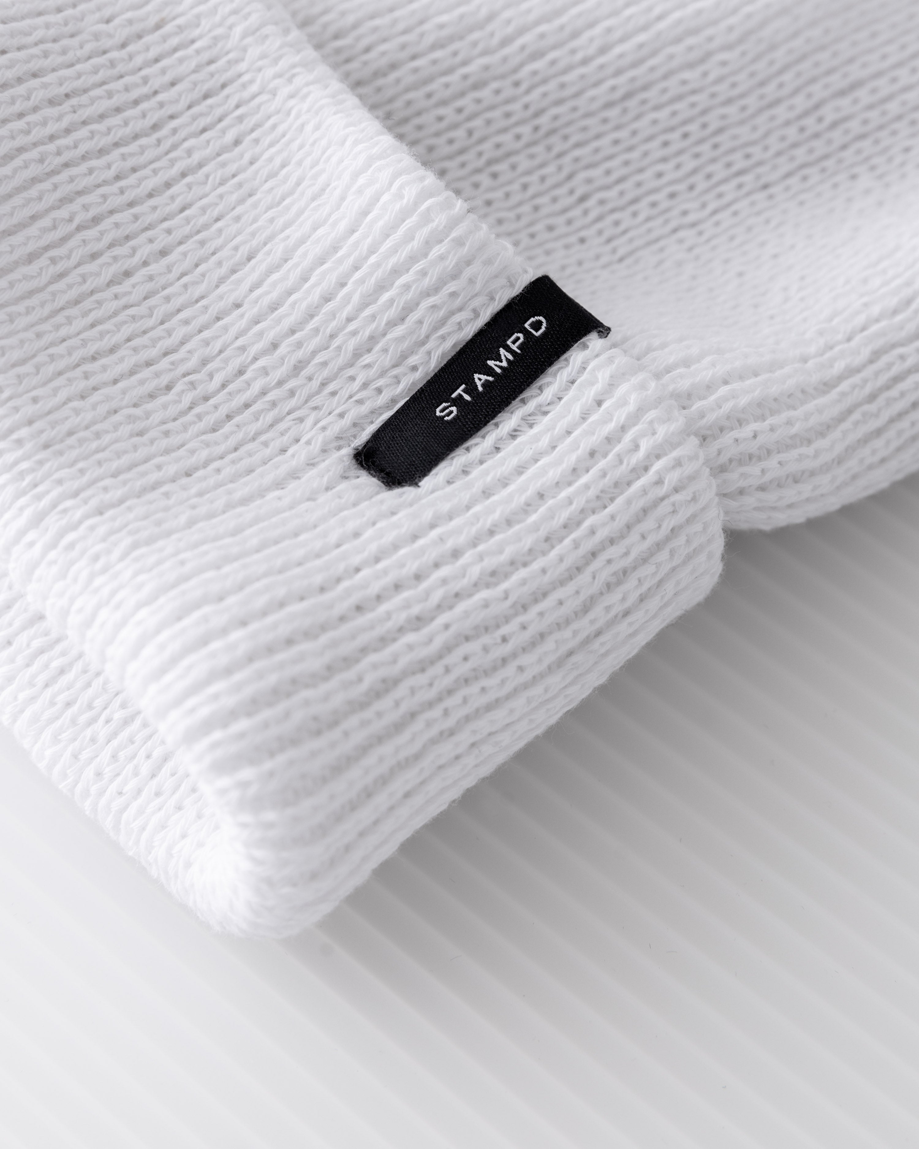 Brick Logo Ribbed Beanie