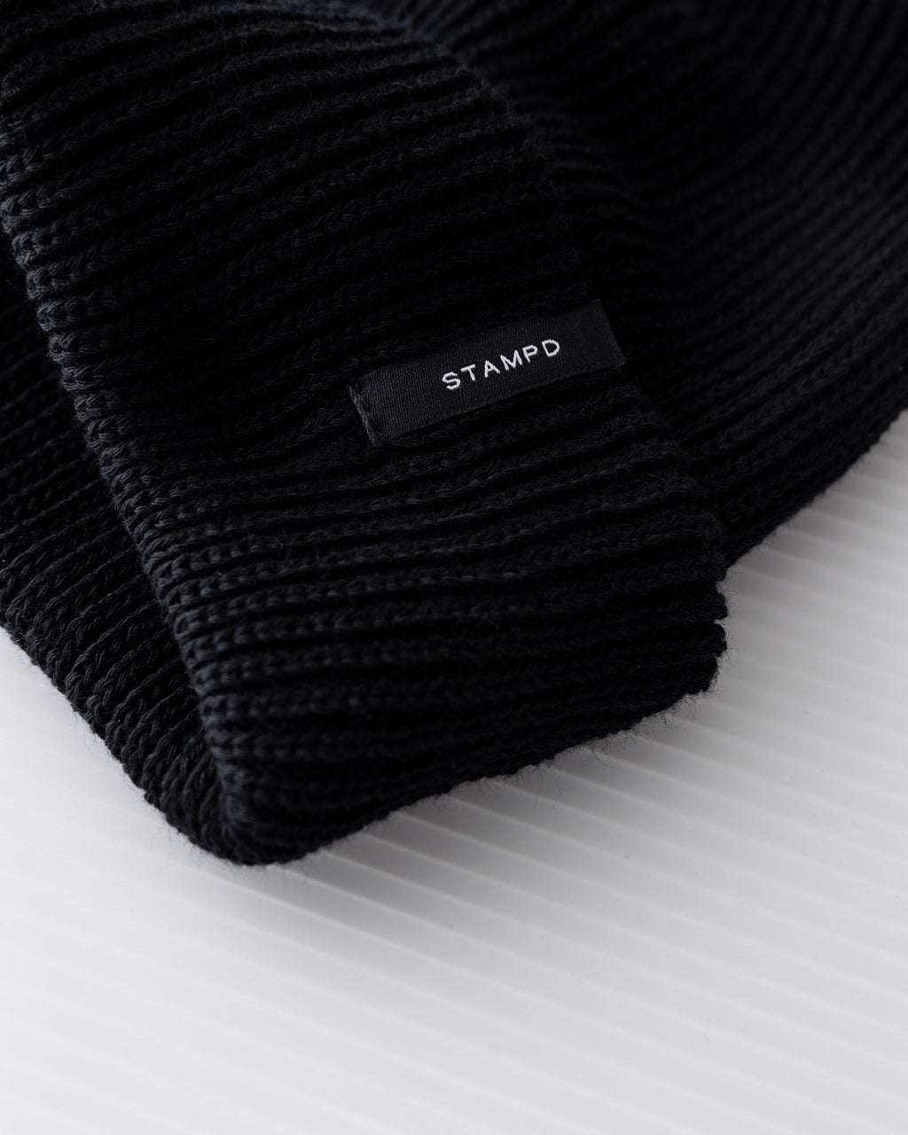 Brick Logo Ribbed Beanie