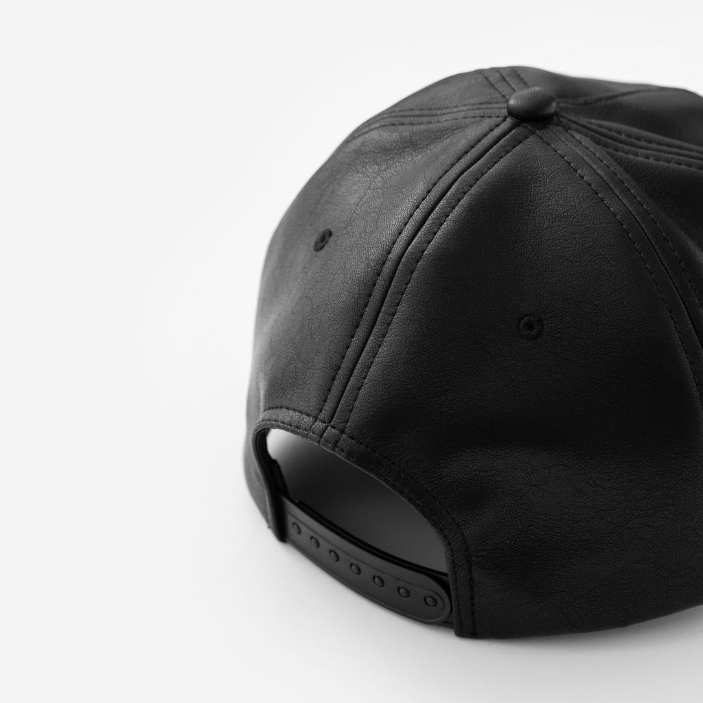 Faux Lambskin Trucker Hat