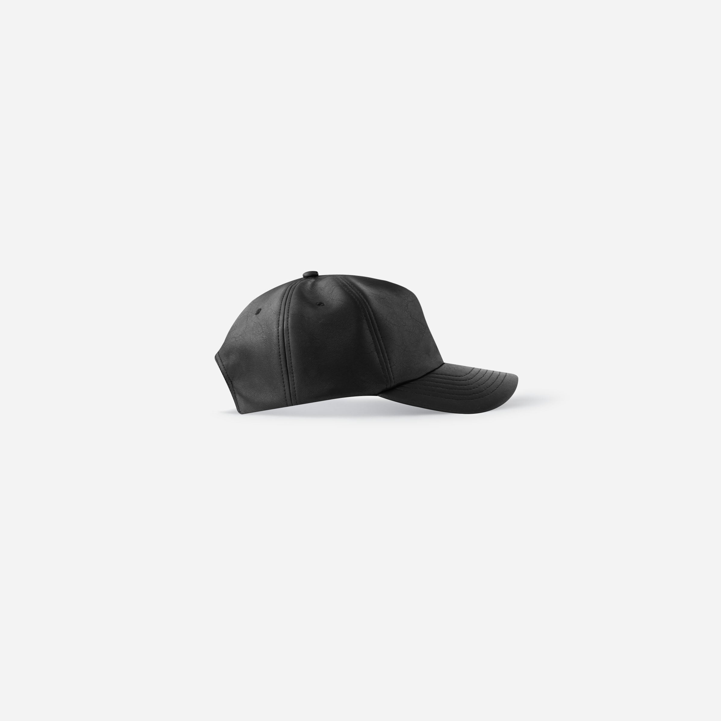 Faux Lambskin Trucker Hat