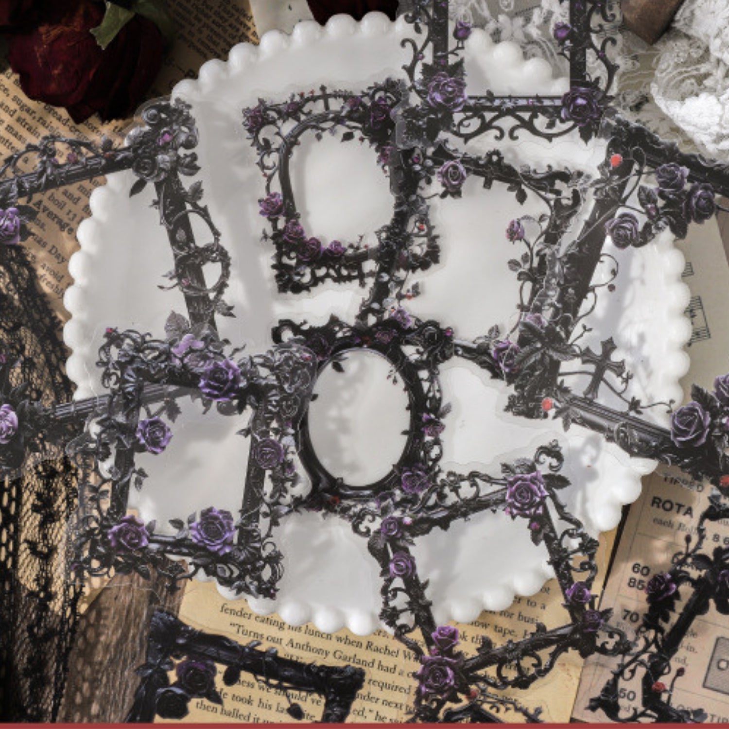Dark Gothic Series Gorgeous Landscape Border