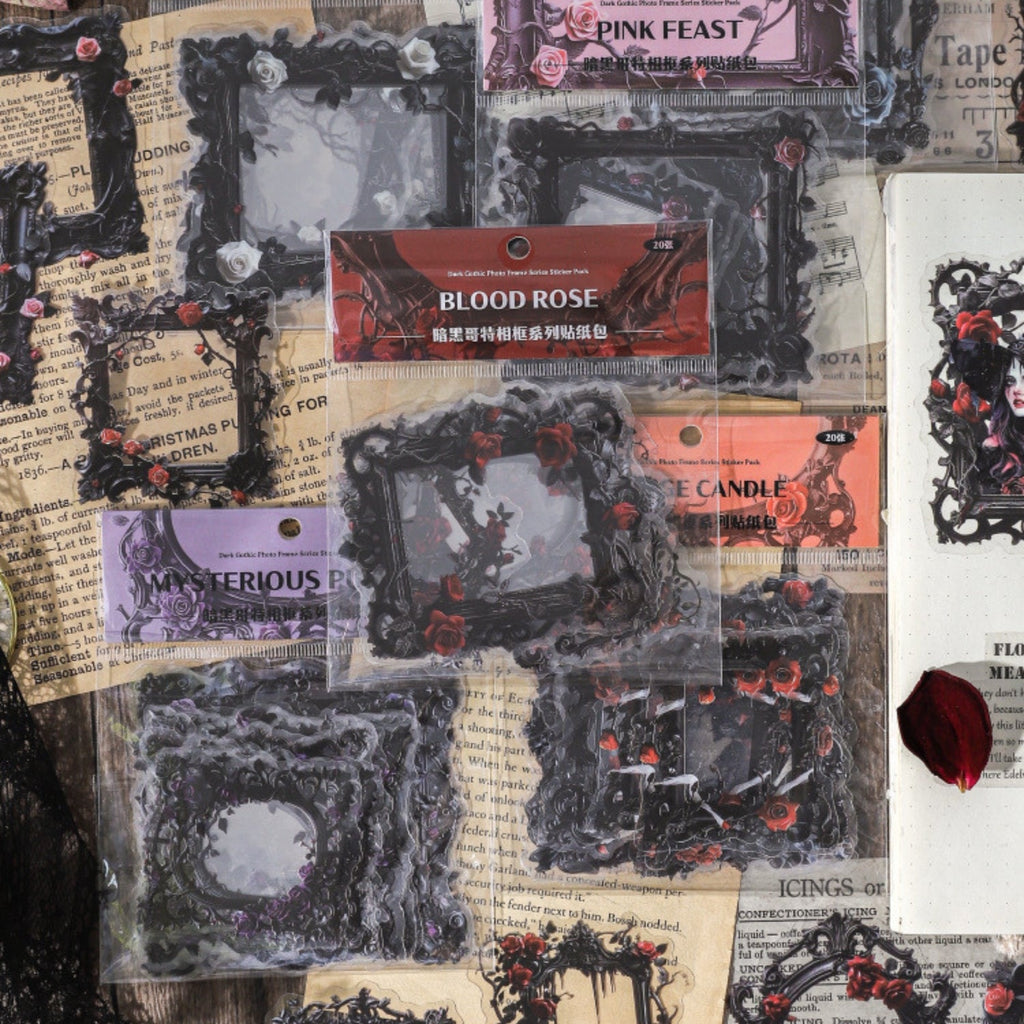 Dark Gothic Series Gorgeous Landscape Border