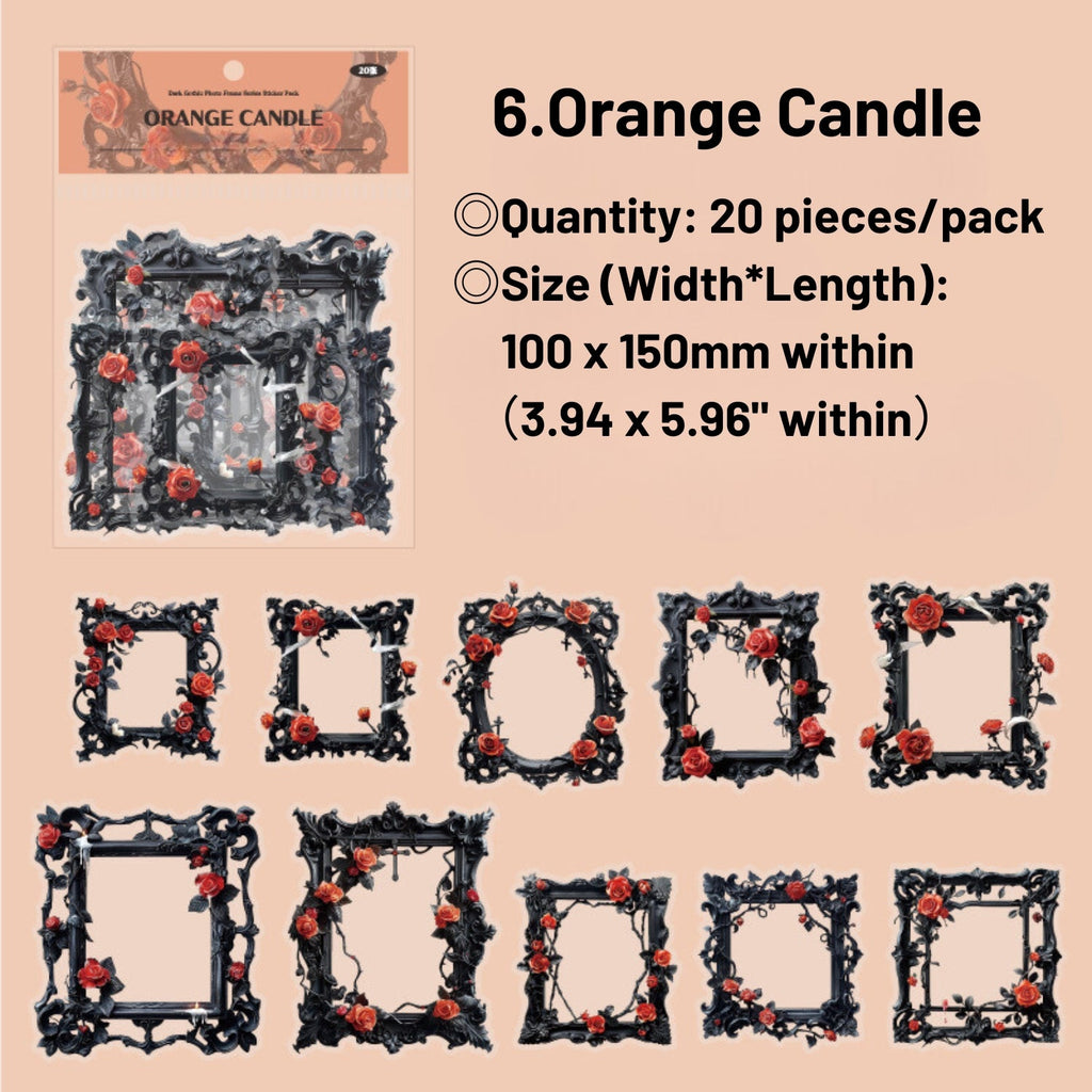 Dark Gothic Series Gorgeous Landscape Border
