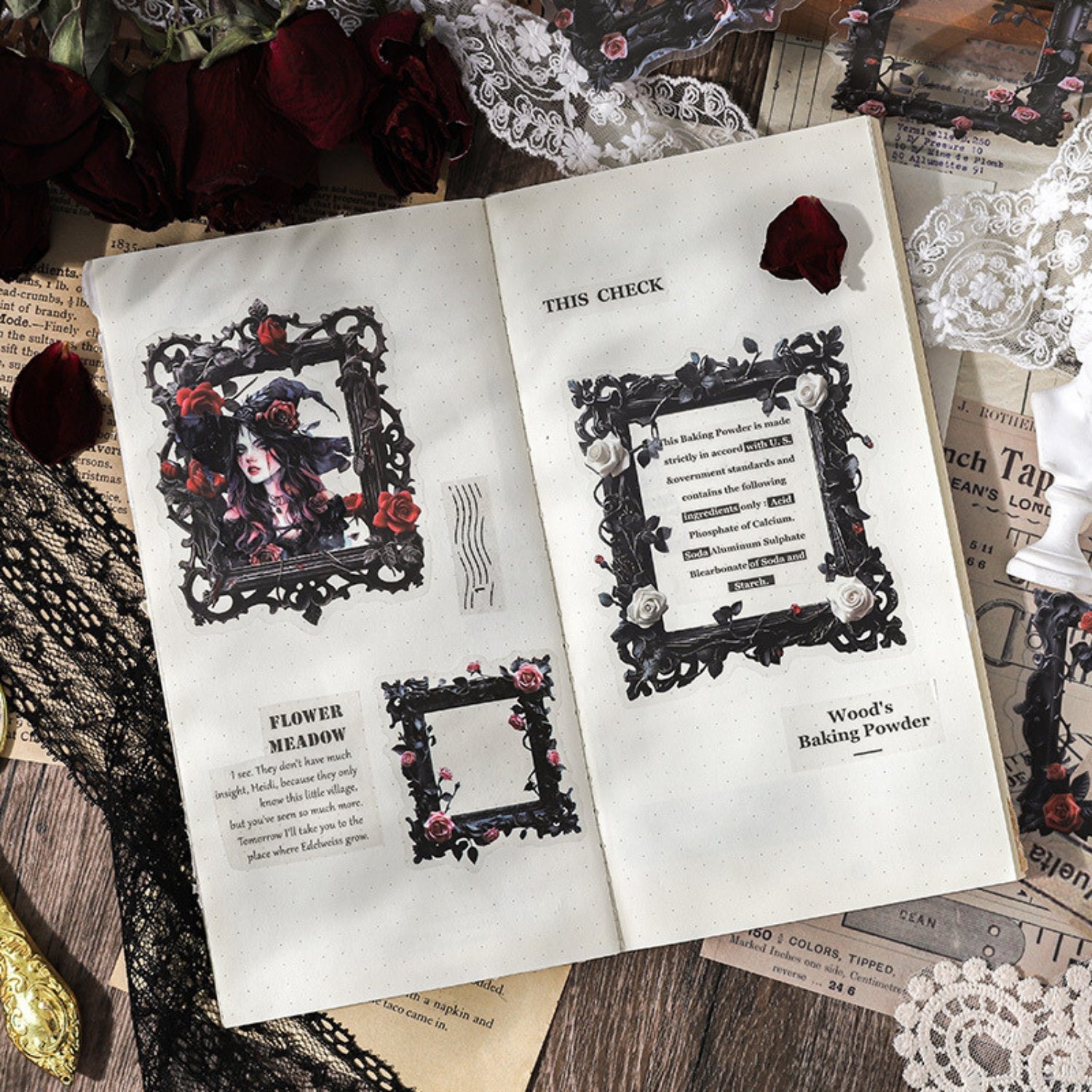 Dark Gothic Series Gorgeous Landscape Border
