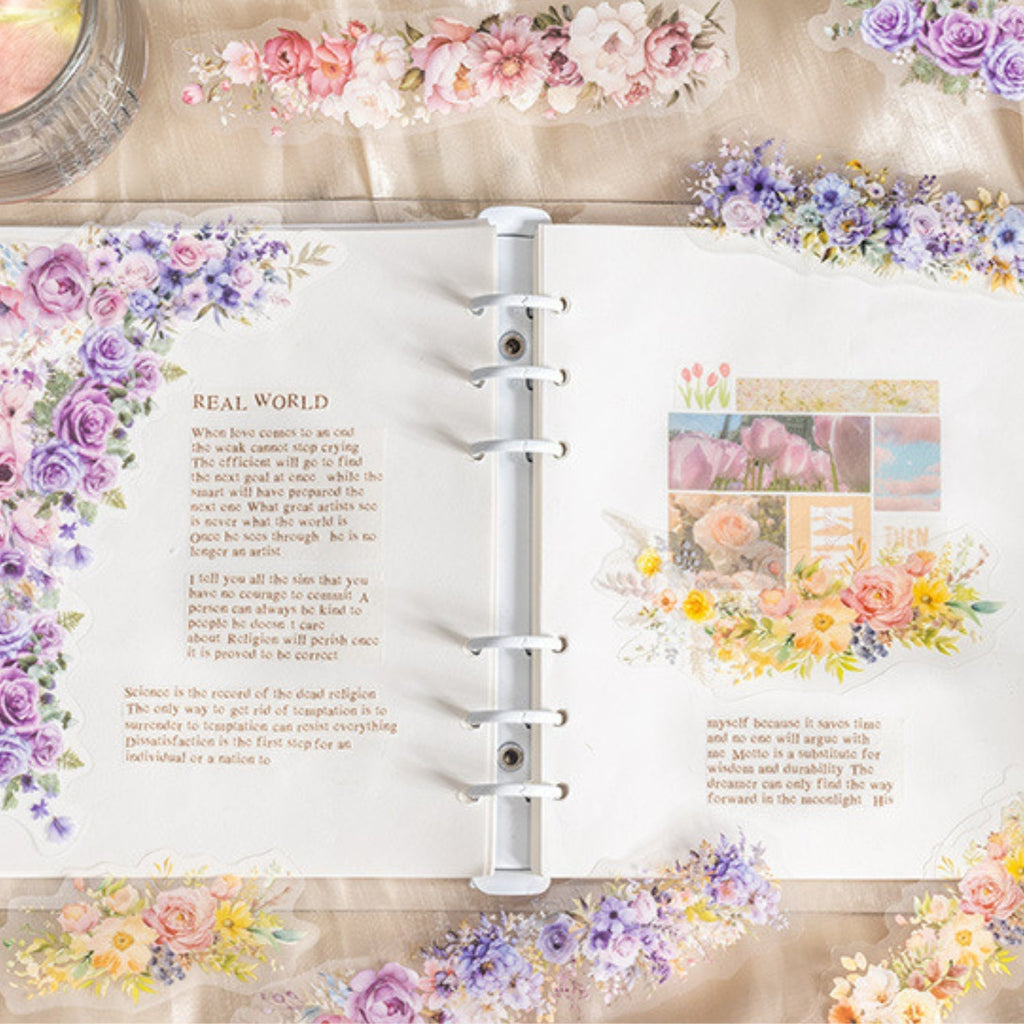 Encounter A Sea Of Flowers Series Gorgeous Flowers And Plants Sticker Pack