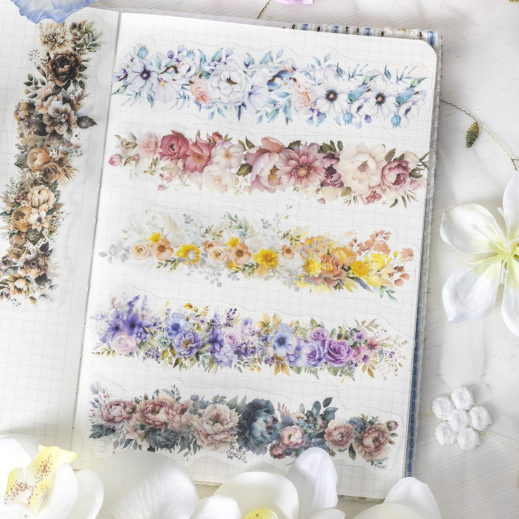 Encounter A Sea Of Flowers Series Gorgeous Flowers And Plants Sticker Pack
