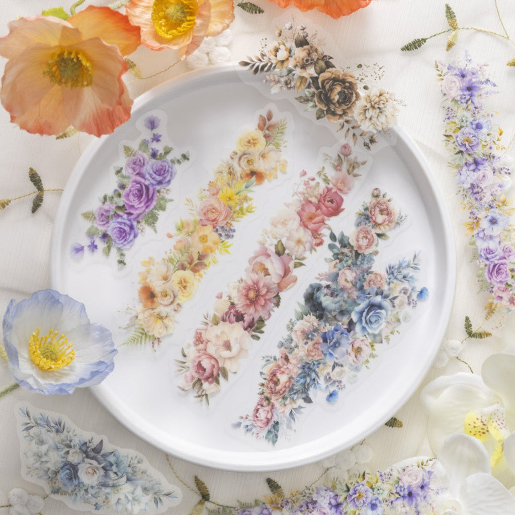 Encounter A Sea Of Flowers Series Gorgeous Flowers And Plants Sticker Pack