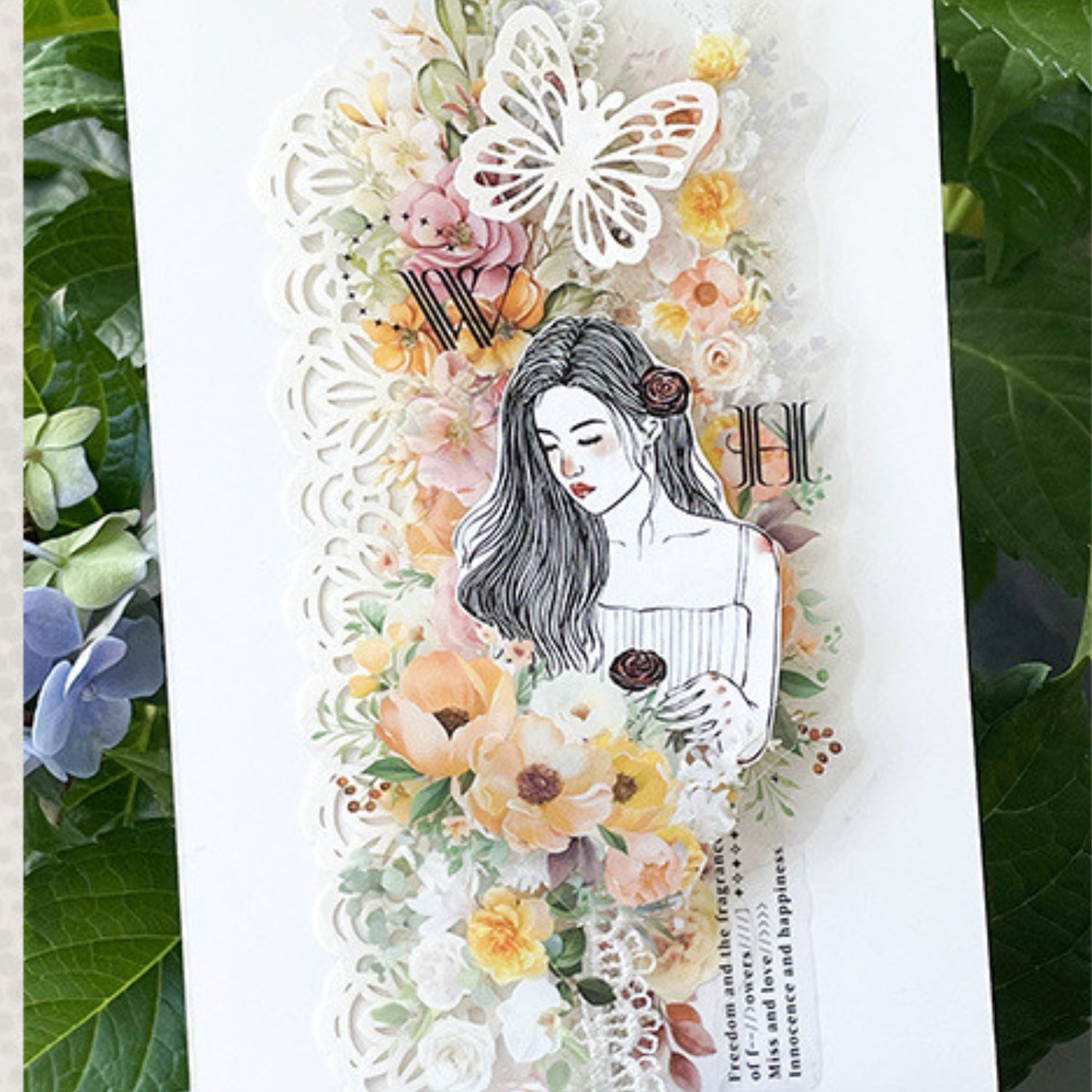 Encounter A Sea Of Flowers Series Gorgeous Flowers And Plants Sticker Pack