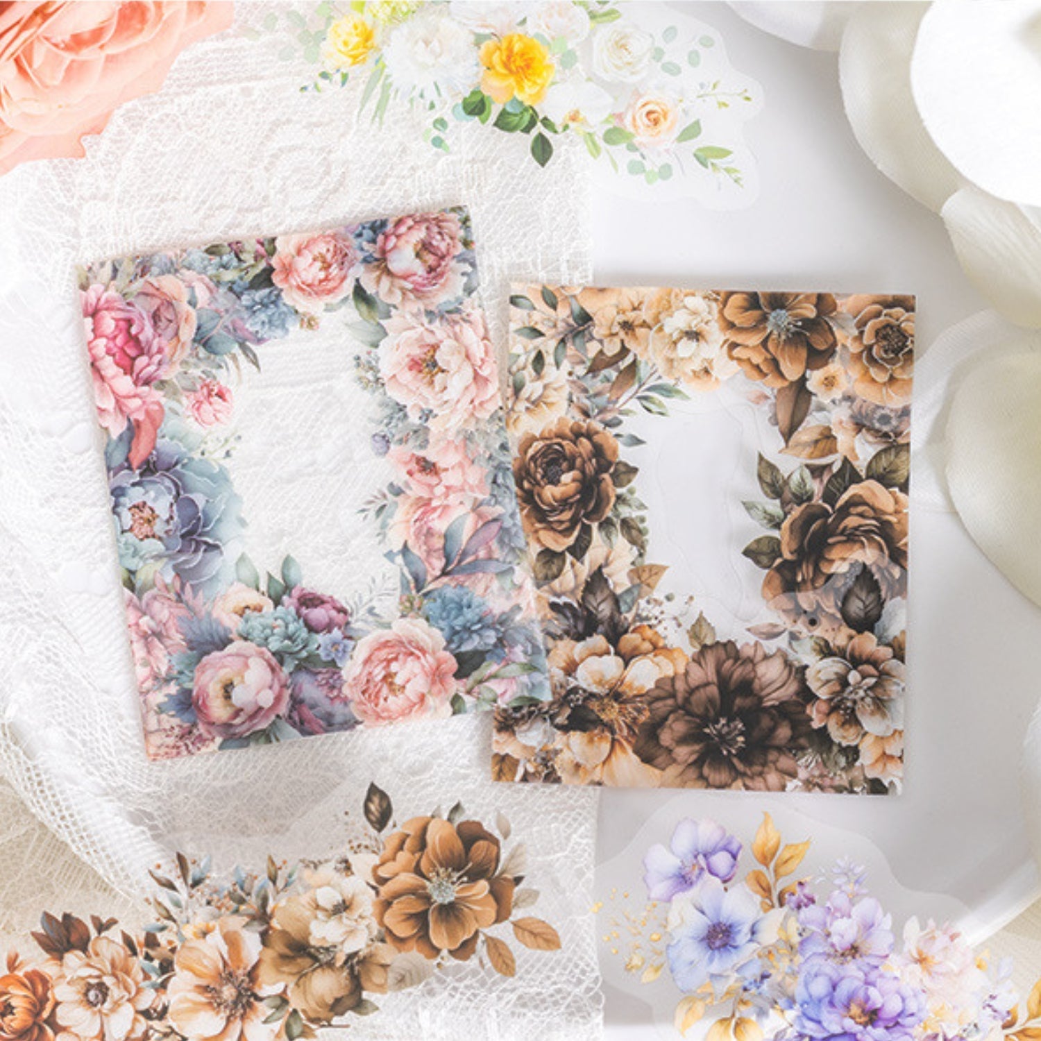 Encounter A Sea Of Flowers Series Gorgeous Flowers And Plants Sticker Pack