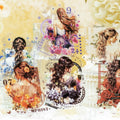 Freeze-frame Back Series Character Material Sticker Pack