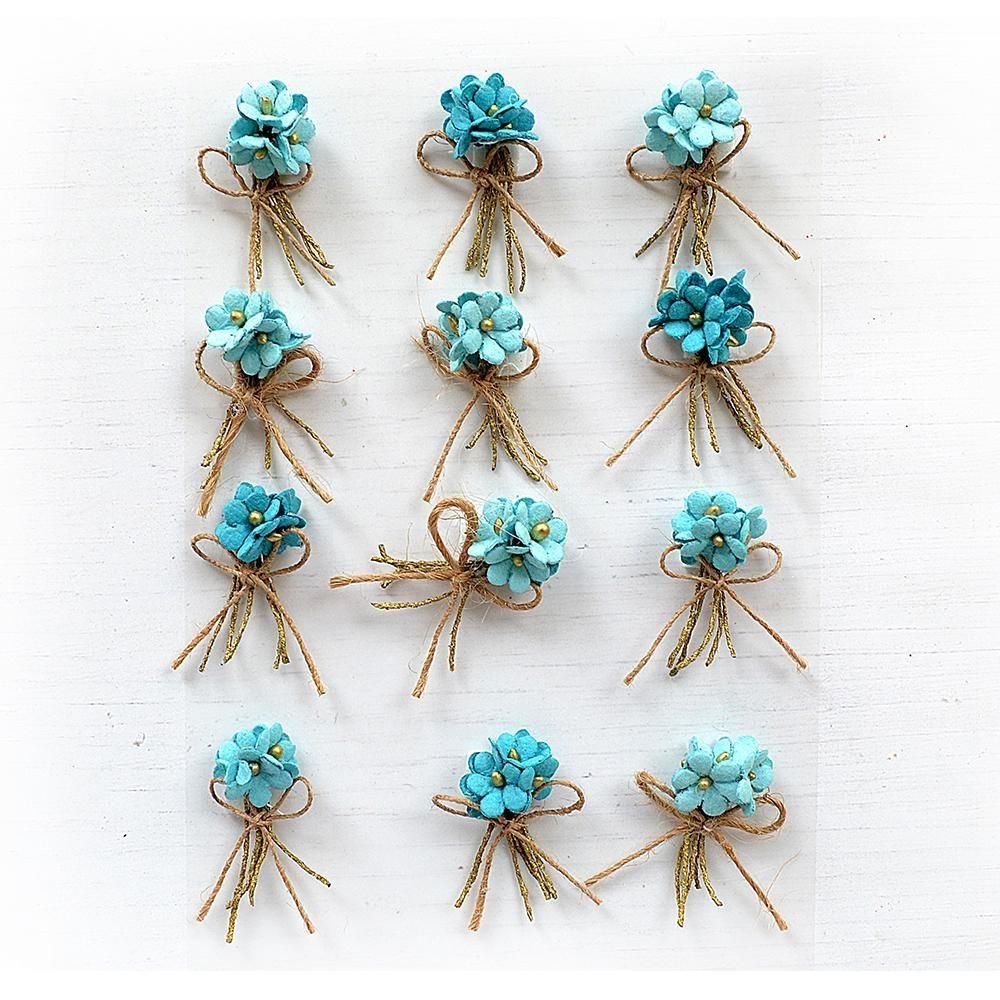 Little Birdie Paper Bouquet - Song Of The Sea 12/Pkg