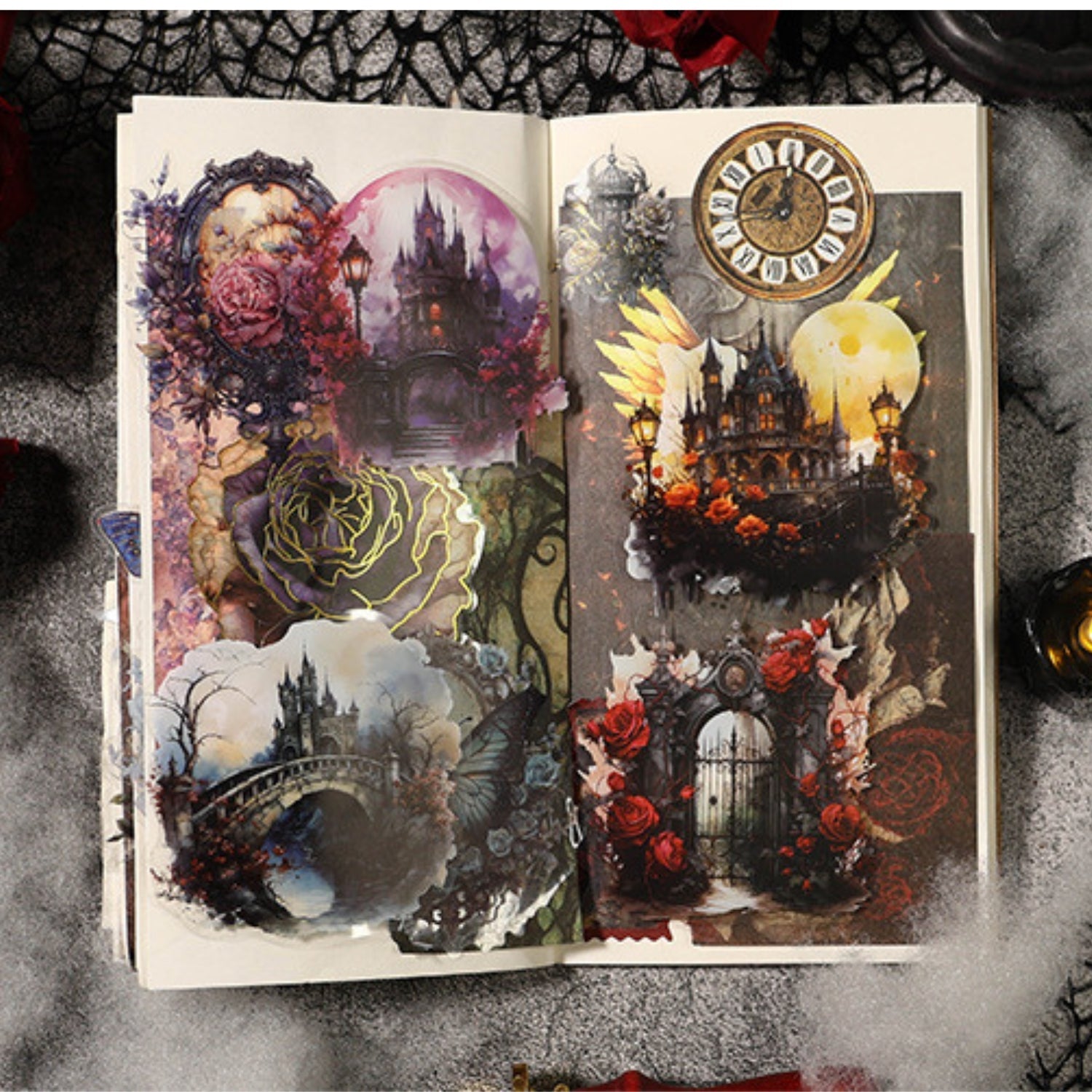 Mist Tales Series Creative Retro PET Clear Sticker Pack
