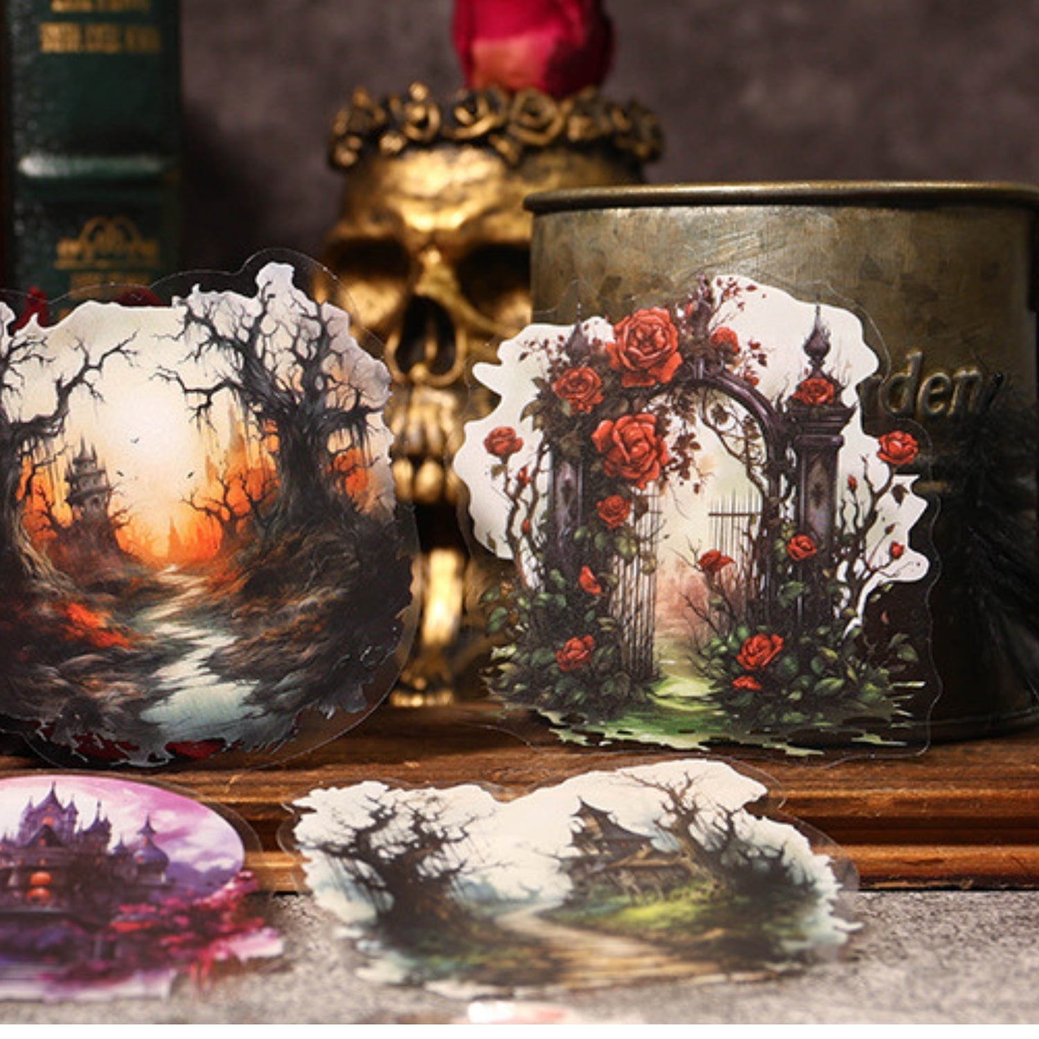 Mist Tales Series Creative Retro PET Clear Sticker Pack