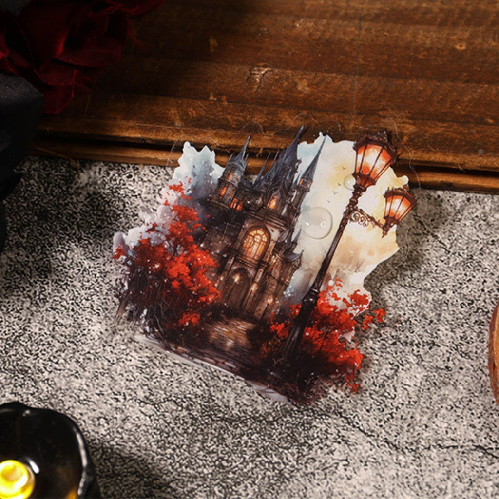 Mist Tales Series Creative Retro PET Clear Sticker Pack