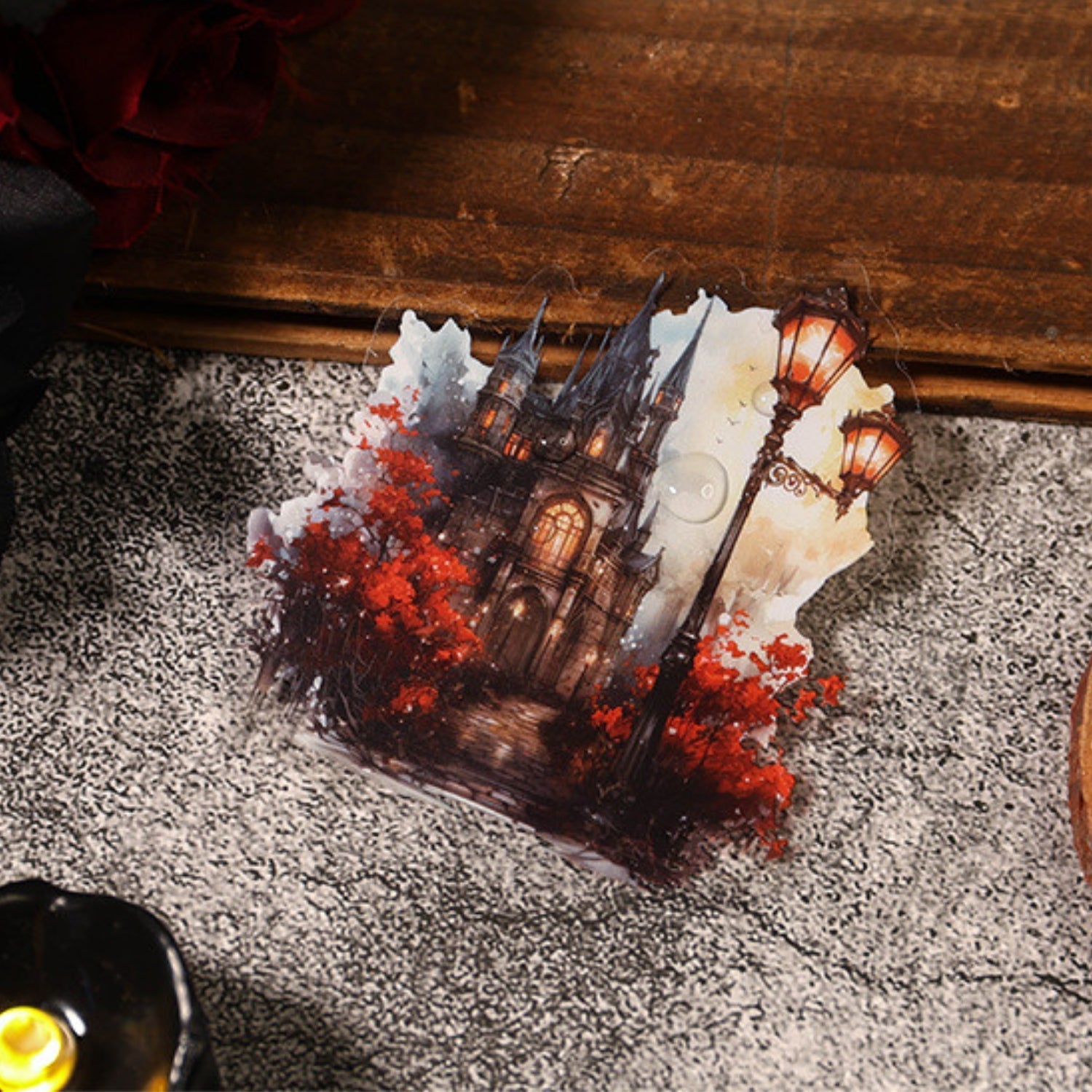Mist Tales Series Creative Retro PET Clear Sticker Pack
