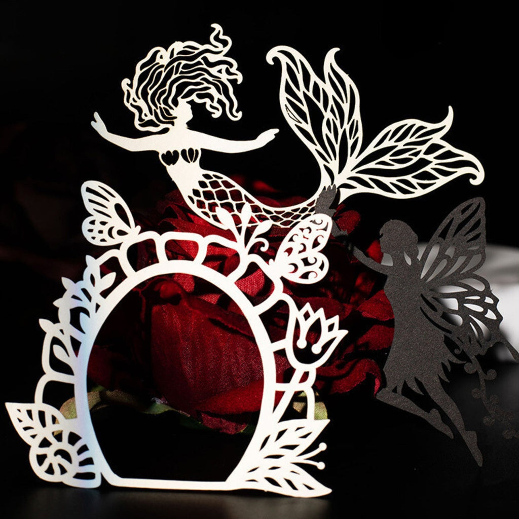 Shadow Dance Series Creative Figure Silhouette Hollow Material Paper