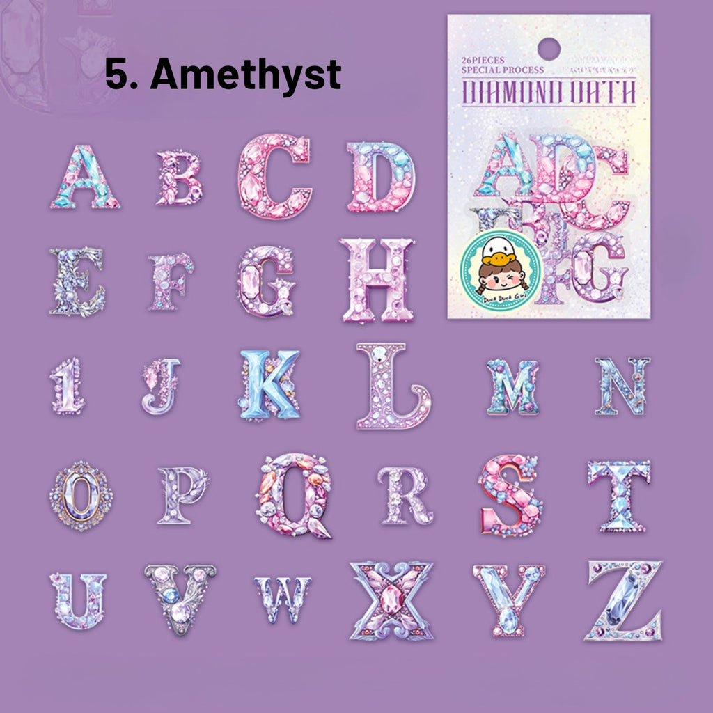 Shell Light Letter Decorative Sticker