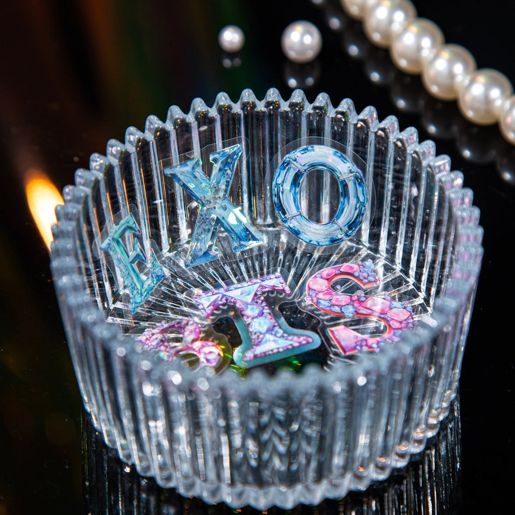 Shell Light Letter Decorative Sticker