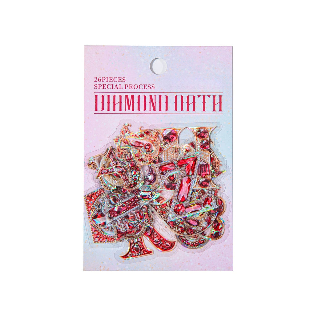 Shell Light Letter Decorative Sticker