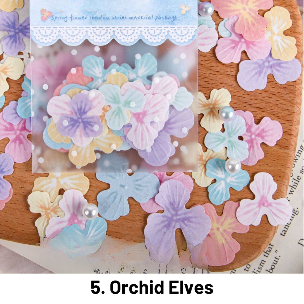 Spring Flower Series Decorative Sticker Pack