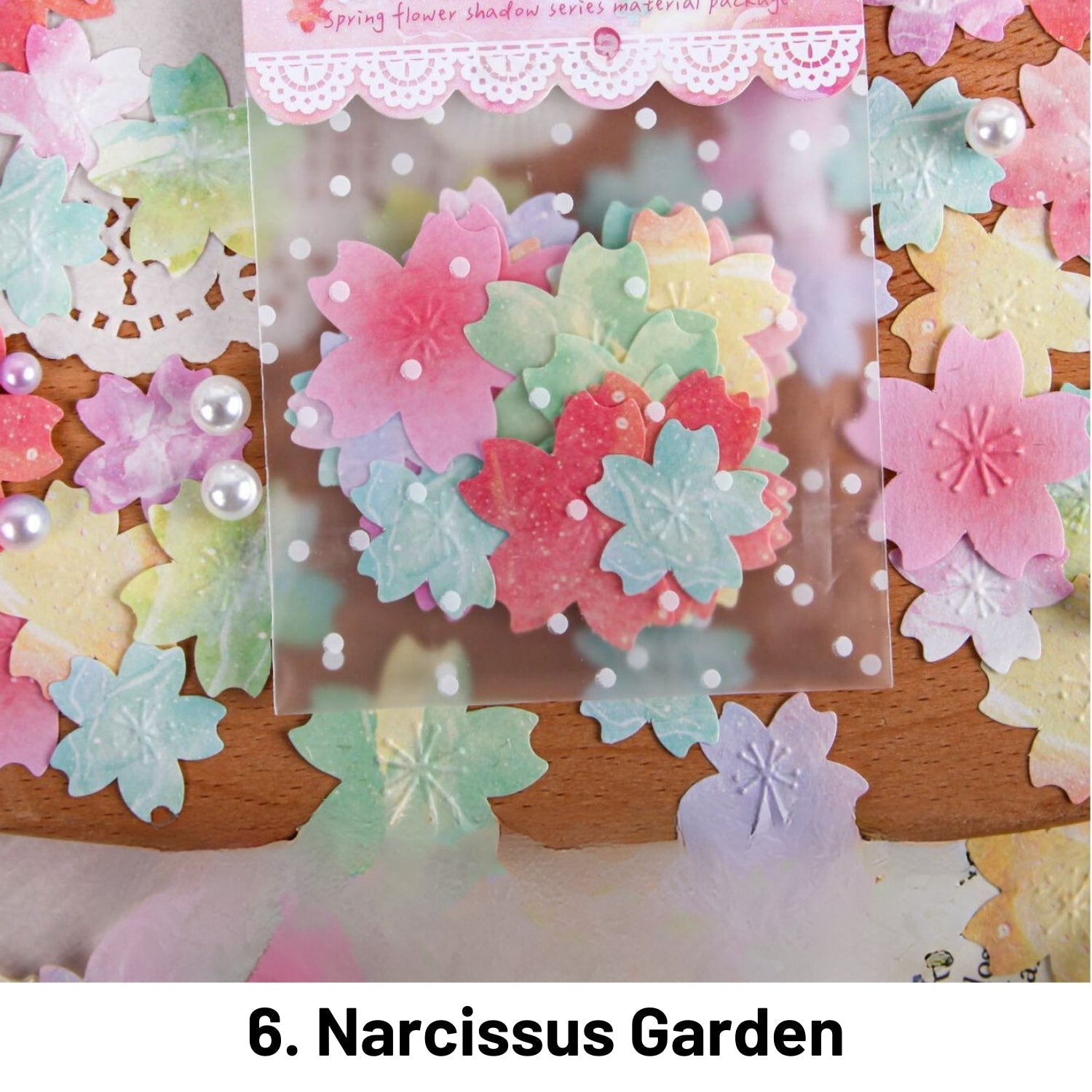Spring Flower Series Decorative Sticker Pack