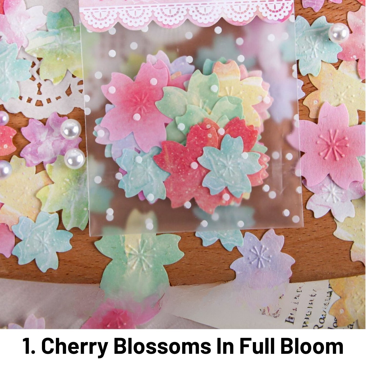 Spring Flower Series Decorative Sticker Pack
