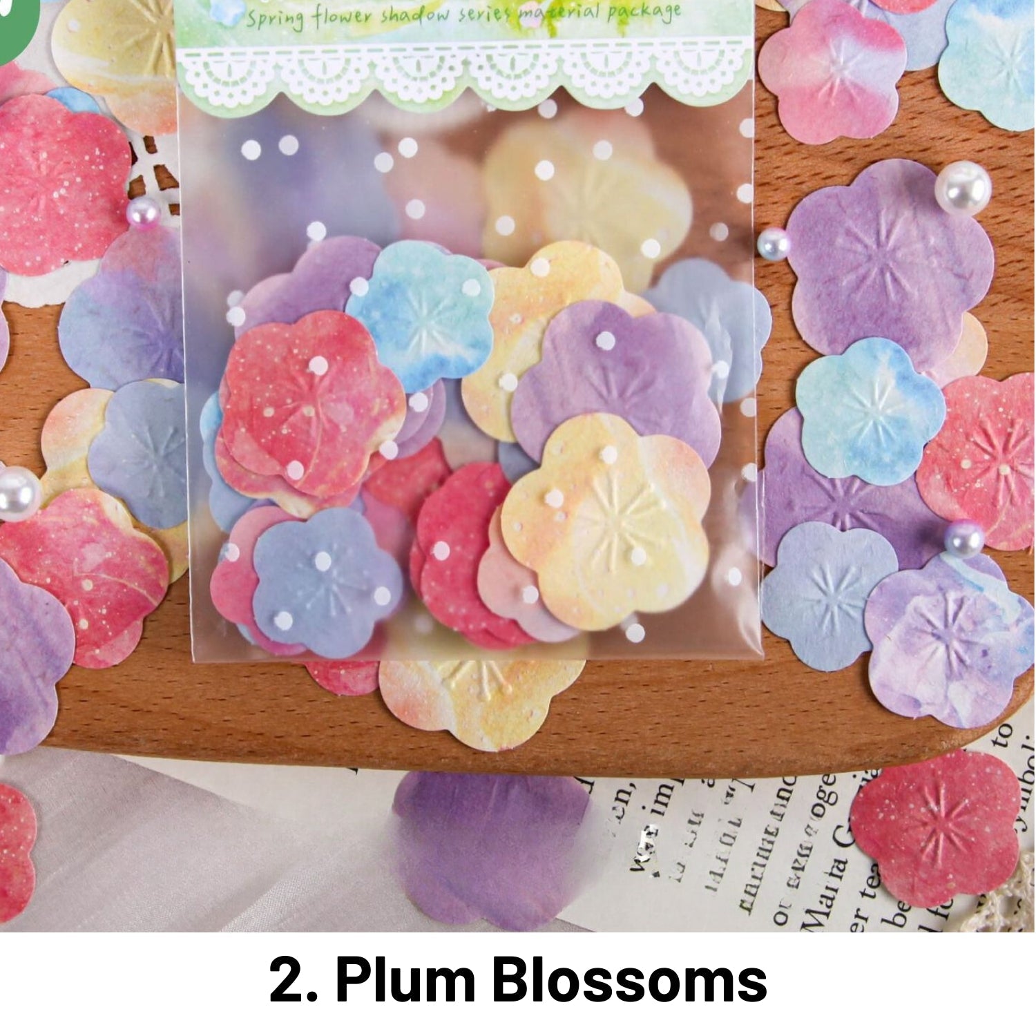 Spring Flower Series Decorative Sticker Pack