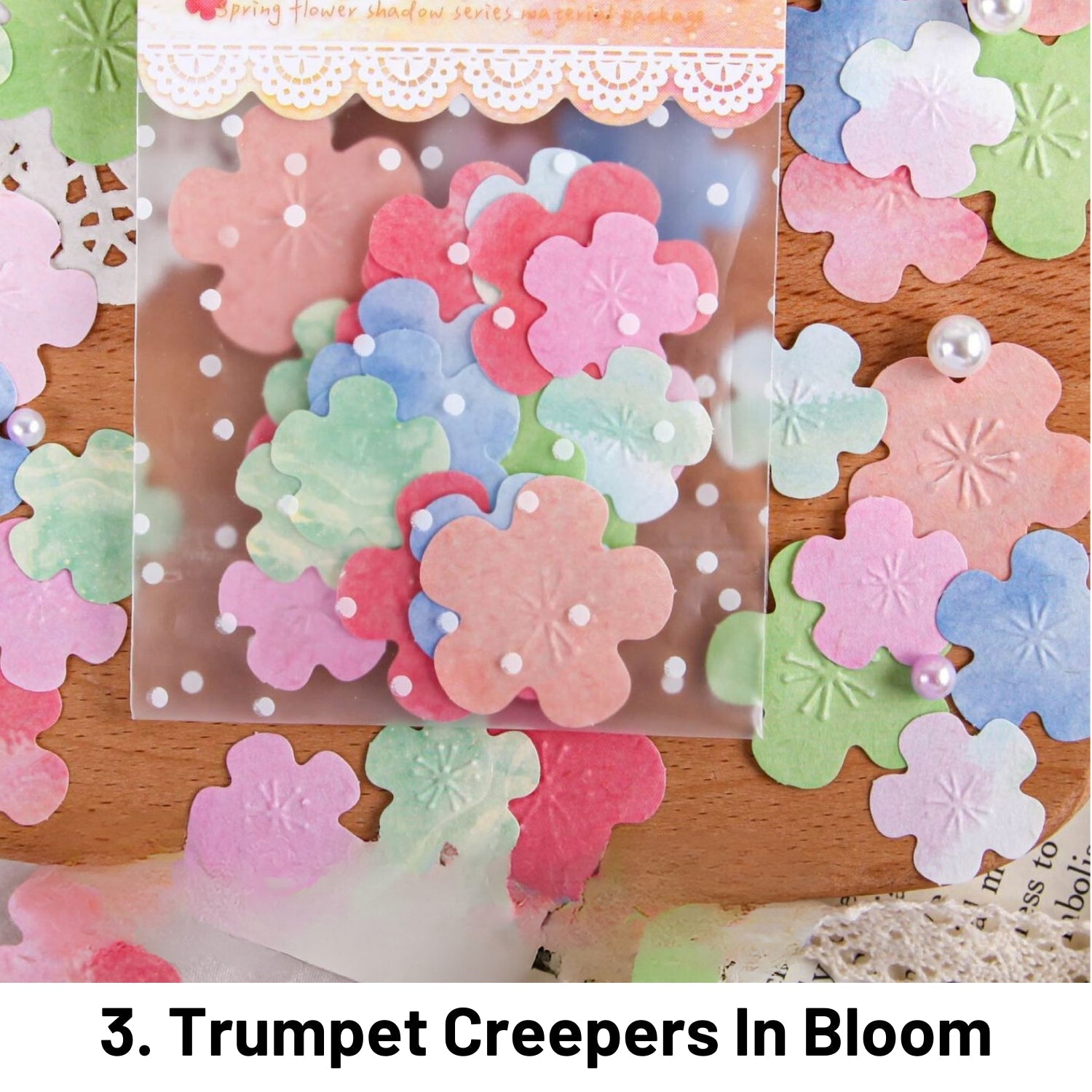 Spring Flower Series Decorative Sticker Pack