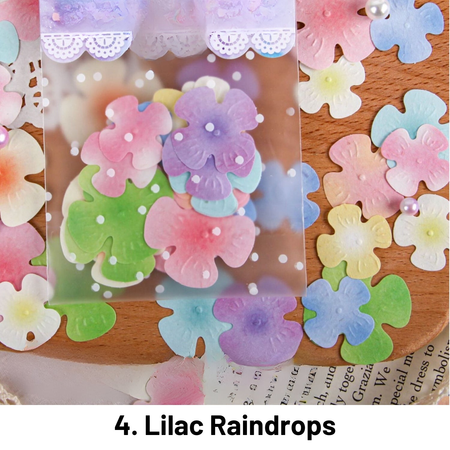 Spring Flower Series Decorative Sticker Pack